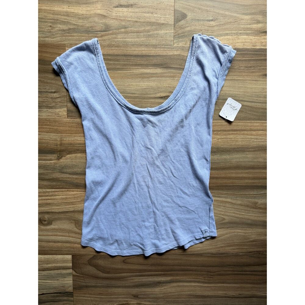 We The Free Bout Time Periwinkle Blue T-Shirt